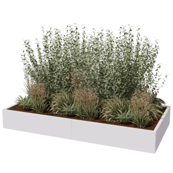 Donica stal malowana proszkowo Texas xxl 240 x 120 cm