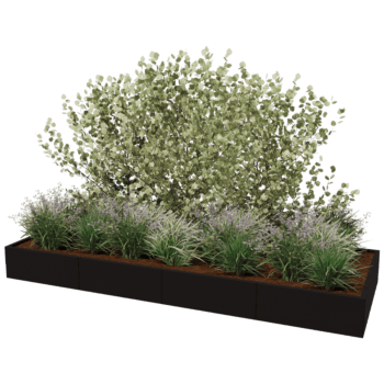 Donica stal malowana proszkowo Texas xxl 320 x 120 cm