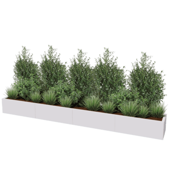 Donica stal malowana proszkowo Texas xxl 320 x 40 cm