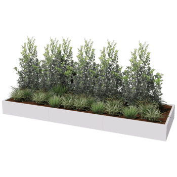 Donica stal malowana proszkowo Texas xxl 360 x 120 cm