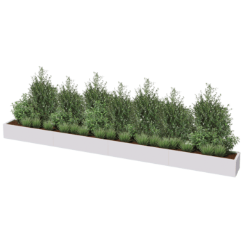 Donica stal malowana proszkowo Texas xxl 480 x 40 cm