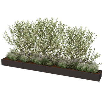 Donica stal malowana proszkowo Texas xxl 480 x 50 cm