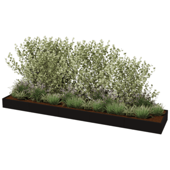 Donica stal malowana proszkowo Texas xxl 500 x 100 cm