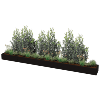 Donica stal malowana proszkowo Texas xxl 500 x 50 cm