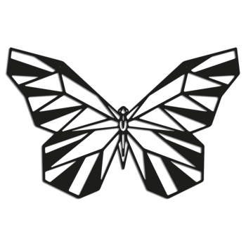 Motyl Metalowa dekoracja ścienna 2.0