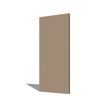 Panel malowana proszkowo podstawa 80 x 6 x 190 cm