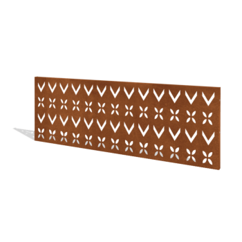 Ogrodzenie ze stali Corten H panelu V 180 x 63,3 cm