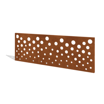 Ogrodzenie ze stali Corten H panelu B 180 x 63,3 cm