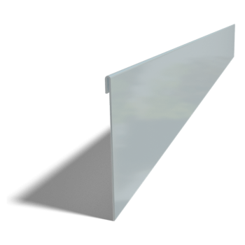 Zagięte obrzeże ze stali ocynkowanej 13 cm (długość 150 cm)