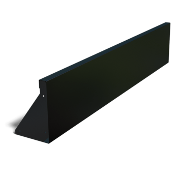 Prosta ściana oporowa ze stali malowanej proszkowo 150 cm (wysokość 30 cm)