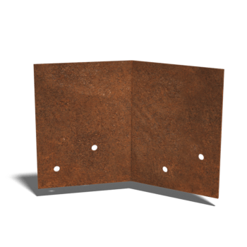 płyta łącząca Stal Corten 45º warstwa 12 - 15 cm