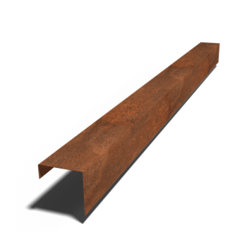 Profil U-kształtny ze stali corten 15 x 15 x 5 cm (długość 240 cm)