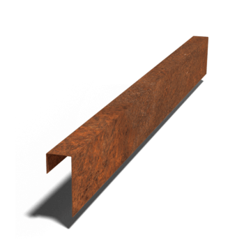Profil U-kształtny ze stali corten 15 x 6 x 5 cm (długość 150 cm)