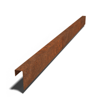 Profil U-kształtny ze stali corten 15 x 6 x 5 cm (długość 240 cm)