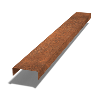 Profil U-kształtny ze stali corten 5 x 15 x 5 cm (długość 150 cm)