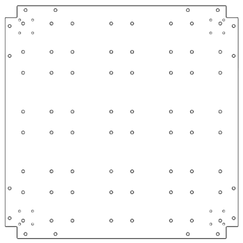 płyta denna Stal ocynkowana 80 x 80 cm