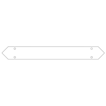 łącznik płyty dennej Stal ocynkowana 60 cm