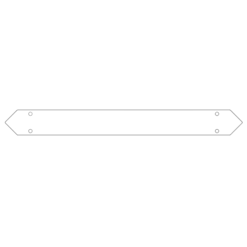 łącznik płyty dennej Stal ocynkowana 70 cm