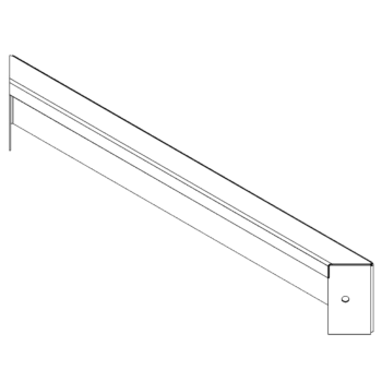 panel Stal kortenowska 10 x 60 cm