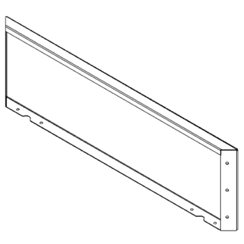 panel Stal kortenowska 30 x 100 cm