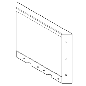 panel Stal kortenowska 30 x 40 cm