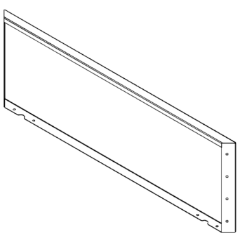 panel Stal kortenowska 40 x 120 cm