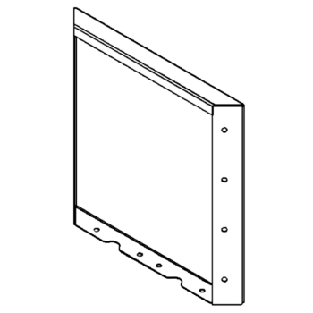 panel Stal kortenowska 40 x 40 cm