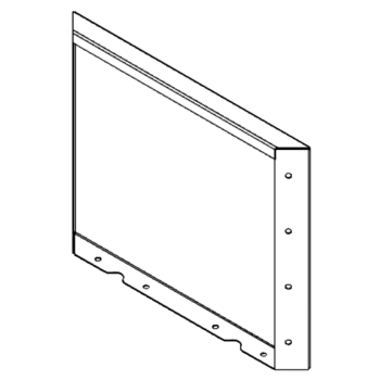 panel Stal kortenowska 40 x 50 cm