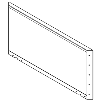 panel Stal corten 50 x 100 cm