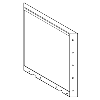 panel Stal kortenowska 50 x 50 cm