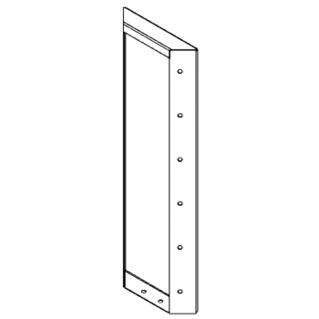 panel Stal kortenowska 60 x 20 cm