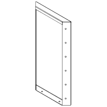 panel Stal kortenowska 60 x 30 cm