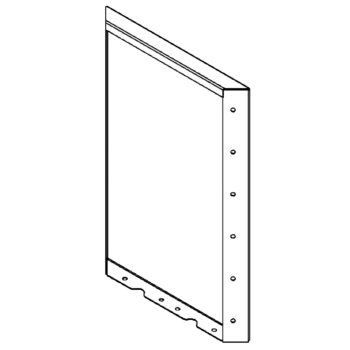 panel Stal kortenowska 60 x 40 cm