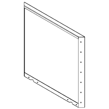 panel Stal corten 70 x 70 cm