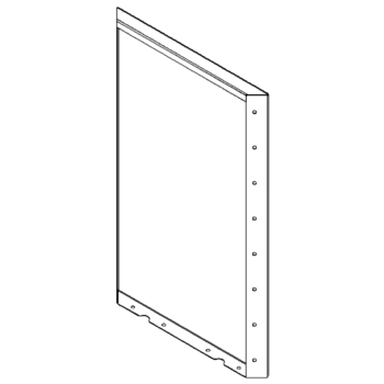 panel Stal kortenowska 80 x 50 cm