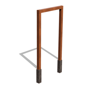 Prosta pergola ze stali corten 150 cm