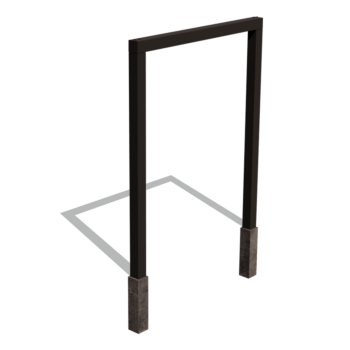 Prosta pergola stalowa malowana proszkowo 200 cm
