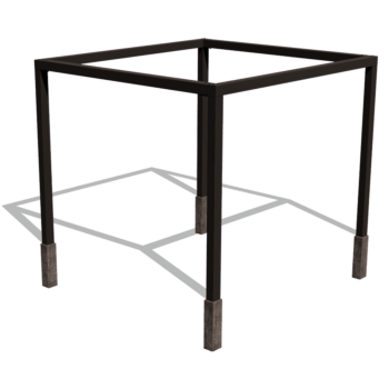 zestaw Malowana proszkowo stalowa pergola kwadratowa 324 x 300 cm