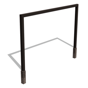 Prosta pergola stalowa malowana proszkowo 400 cm
