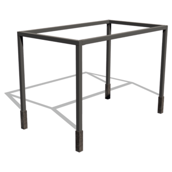 Kwadratowa pergola stalowa malowana proszkowo 424 x 250 cm