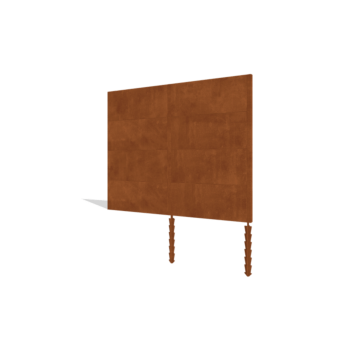 Ogrodzenie ze stali Corten H4 sada 252 cm