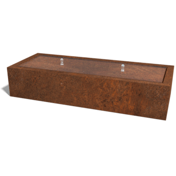 Fontanna ze stali corten 200 x 80 x 40 cm