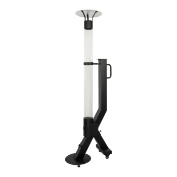 Ogrzewacz tarasowy na pellet - Rocket - Czarny