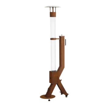 Ogrzewacz tarasowy na pellet - Rocket - Corten