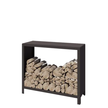 Stalowa drewutnia - Indiana - 120 x 40 x 100 cm - RAL7016 matowy (szary antracyt)