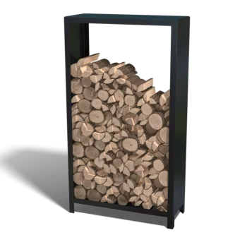 Stalowa drewutnia - Indiana - 100 x 40 x 180 cm