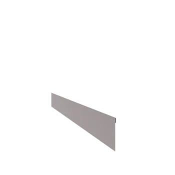 Obrzeże trawnikowe ze stali ocynkowanej - Zagięte - Wysokość 13 cm - 150 cm