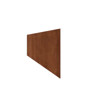 Obrzeże trawnikowe ze stali corten - Proste - Wysokość 37,5 cm - 150 cm