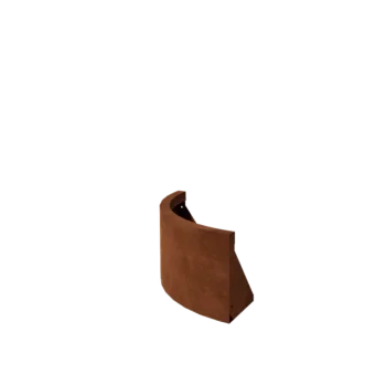 Mur oporowy ze stali corten - Łuk zewnętrzny - 50 x 50 x 30 cm