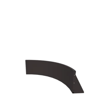 Stalowy mur oporowy - Łuk wewnętrzny - 100 x 100 x 40 cm - Inny kolor RAL